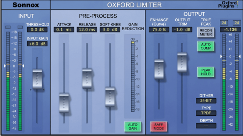 Sonnox Oxford Limiter v3