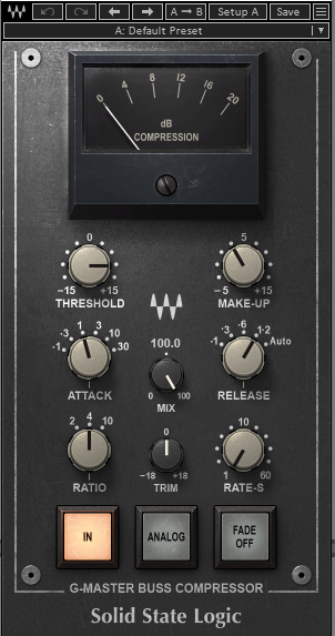 Waves SSL G Master Buss Compressor